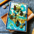 Tim Holtz Layering Stencil Trellis ths074 flowers