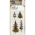 Tim Holtz Layering Stencil WOODLAND THS071

