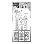 Tim Holtz Mini Stencil Set 23 mst023 1