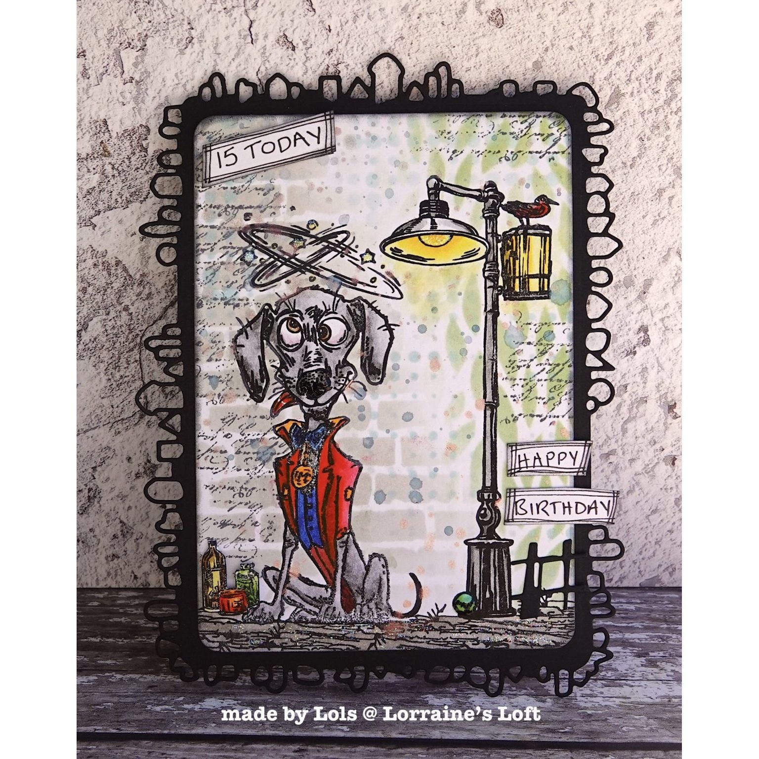 Tim Holtz Mini Stencil Set 26 mst026 birthday | color-code:ALT01