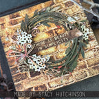 Tim Holtz Sizzix FUNKY WREATH Thinlits Die 664434 wreath