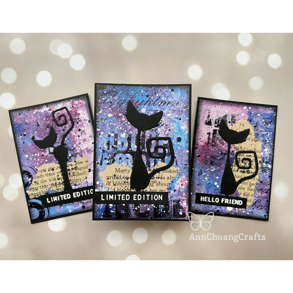 Tim Holtz Sizzix MISCHIEVOUS Thinlits Dies 665996 splatter paint | color-code:ALT01
