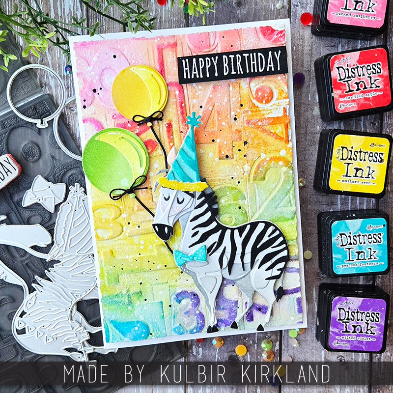 Tim Holtz Sizzix Mini Winifred and Accessories Colorize Thinlits Die Bundle birthday kulbir kirkland