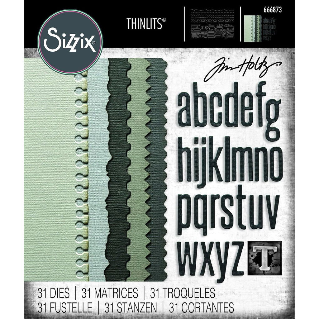 Tim Holtz Sizzix Vault Edges Thinlits Dies 666873