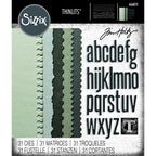 Tim Holtz Sizzix Vault Edges Thinlits Dies 666873