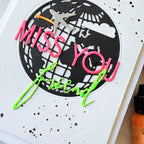 Tim Holtz Sizzix Vault World Travel Thinlits Dies 666606 miss you | color-code:ALT04