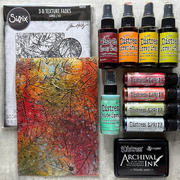 Tim Holtz Weathered Wood Distress Spritz tdu86567 Foliage Background | color-code:ALT07
