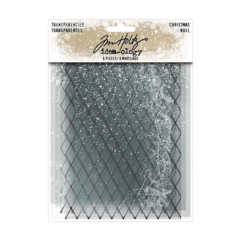 Tim Holtz idea-ology 2025 Christmas Transparencies th94452