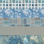 Tim Holtz idea-ology Blue 12 x 12 Palette Paper Collection th94463 sample 1