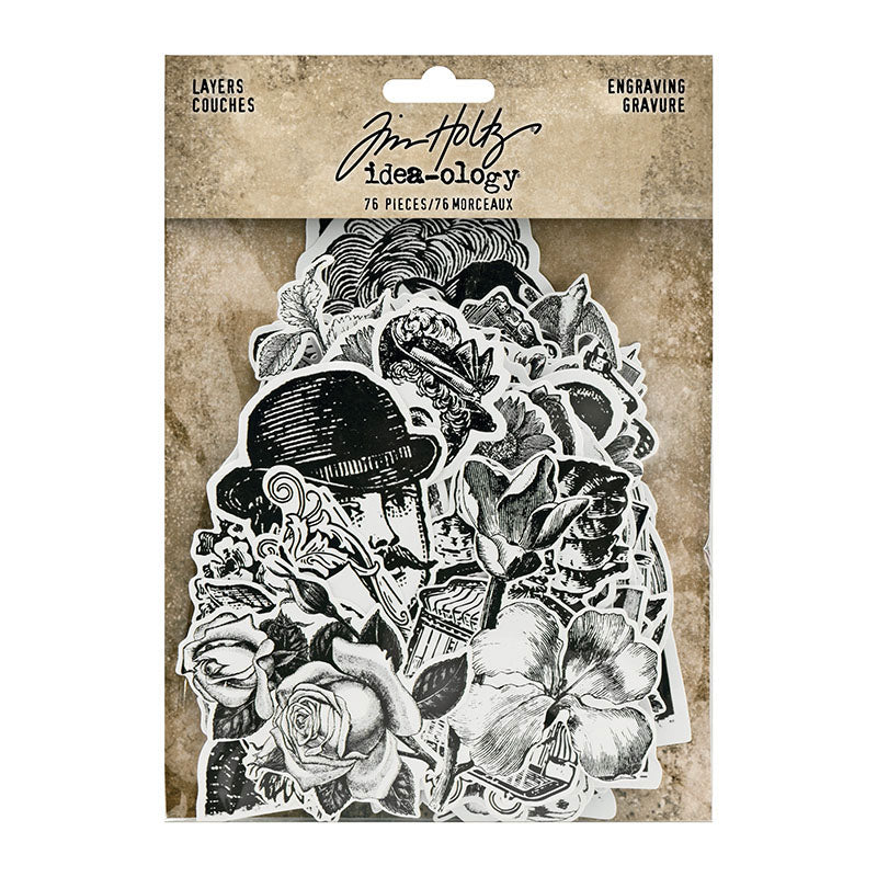 Tim Holtz idea-ology Engraving Layers th94125