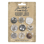 *Tim Holtz idea-ology FANCIFUL BUTTONS Accoutrements th92873