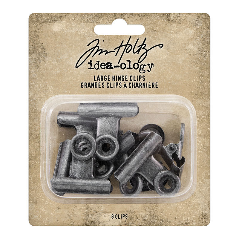 Tim Holtz idea-ology LARGE HINGE CLIPS th93787