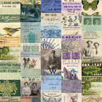 Tim Holtz idea-ology Multi 8 x 8 Palette Paper Collection th94480 strips