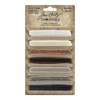 Tim Holtz idea-ology NEUTRAL Velvet Trims th94114