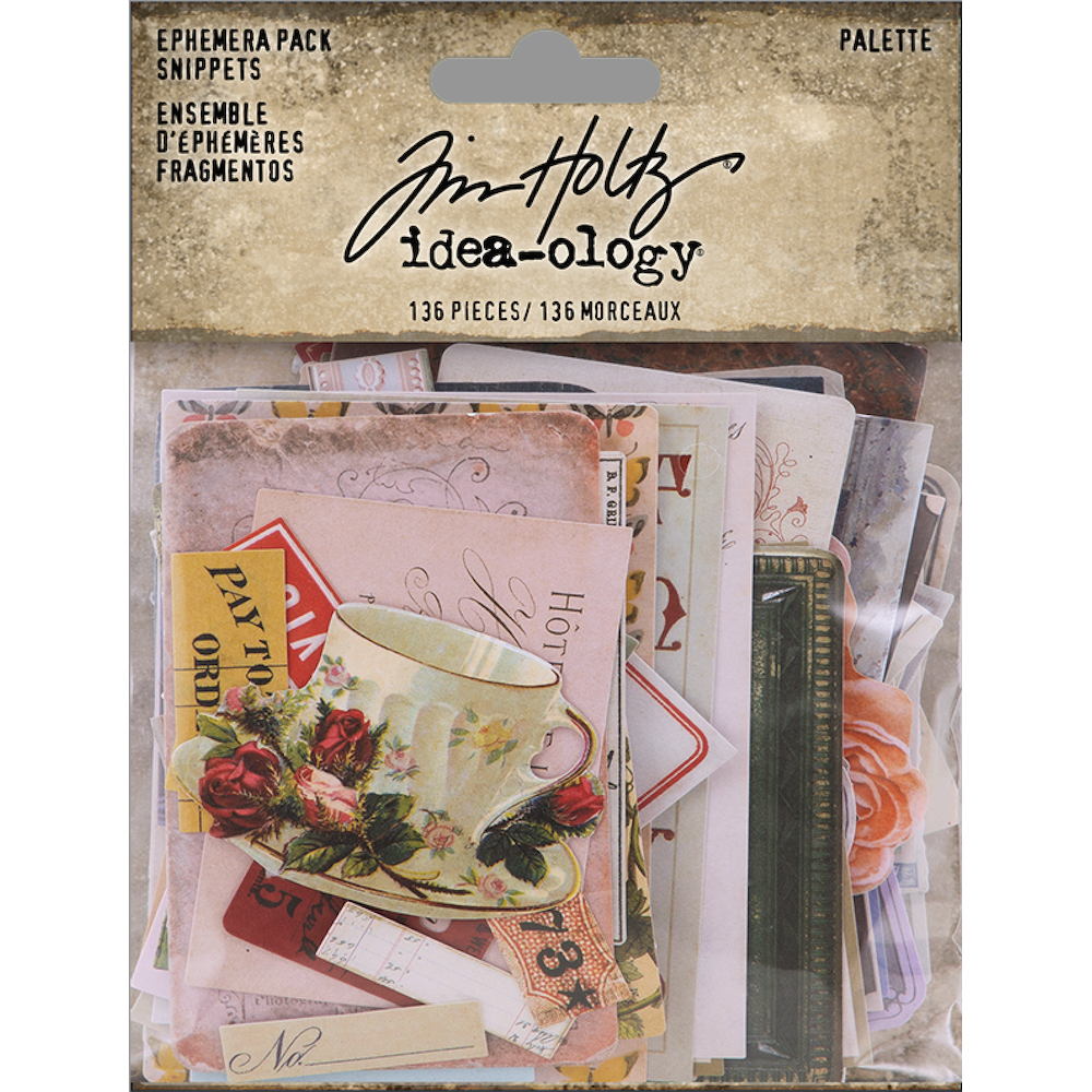 Tim Holtz idea-ology Palette Snippets Ephemera th94485