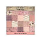 Tim Holtz idea-ology Pink 8 x 8 Palette Paper Collection th94469