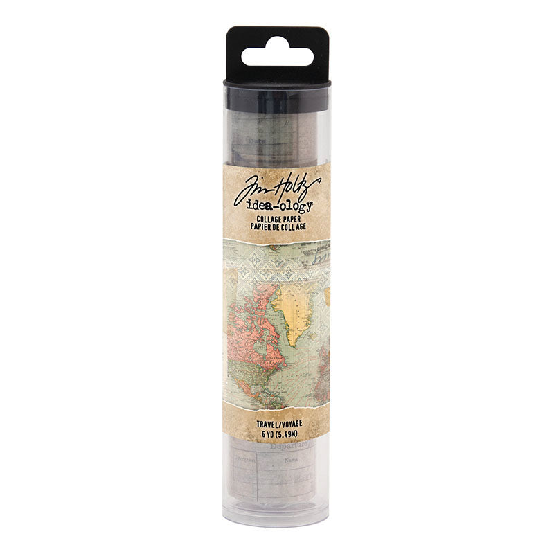 Tim Holtz idea-ology TRAVEL Collage Paper th93950