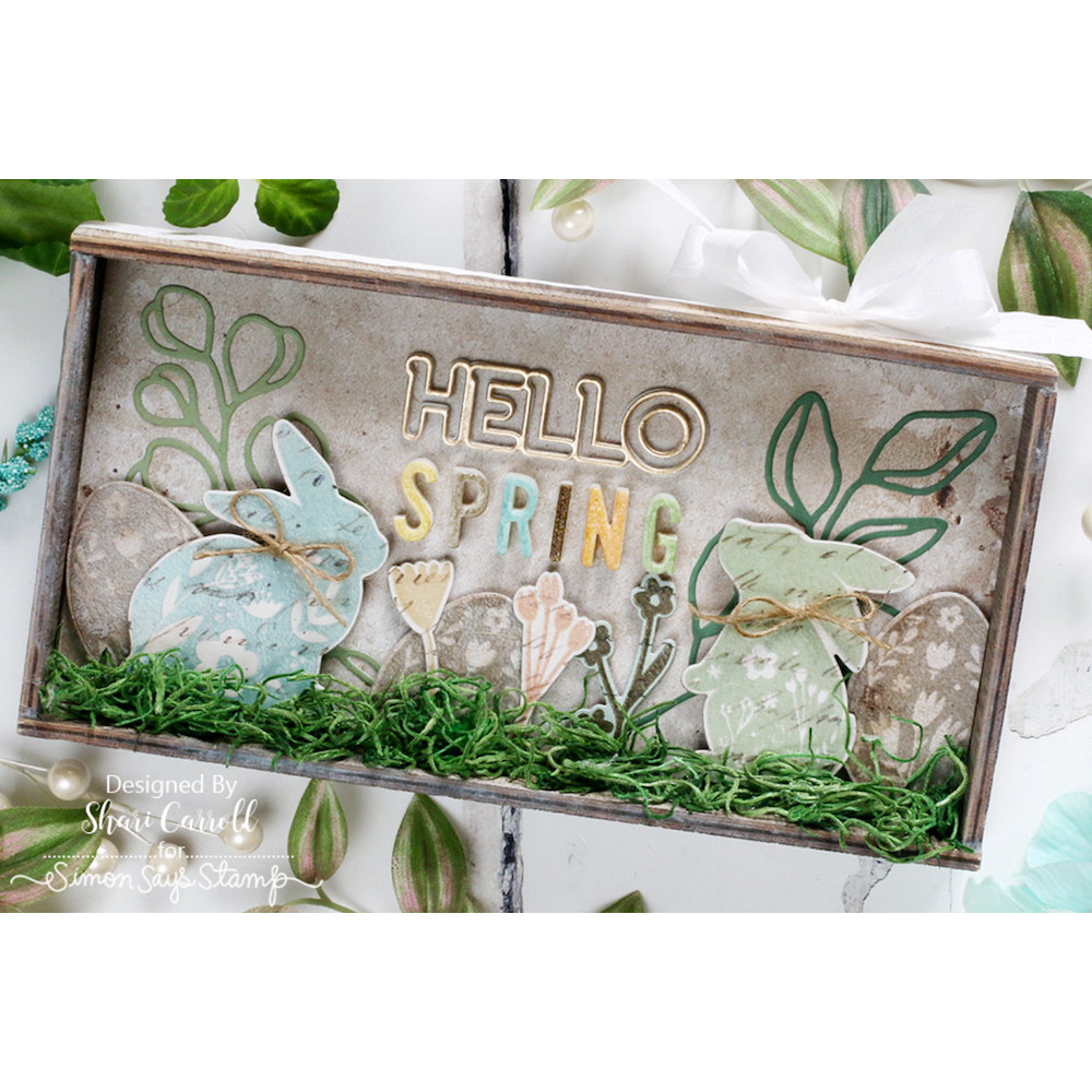 Tim Holtz idea-ology VIGNETTE TRAY Structures TH93568 spring | color-code:ALT01