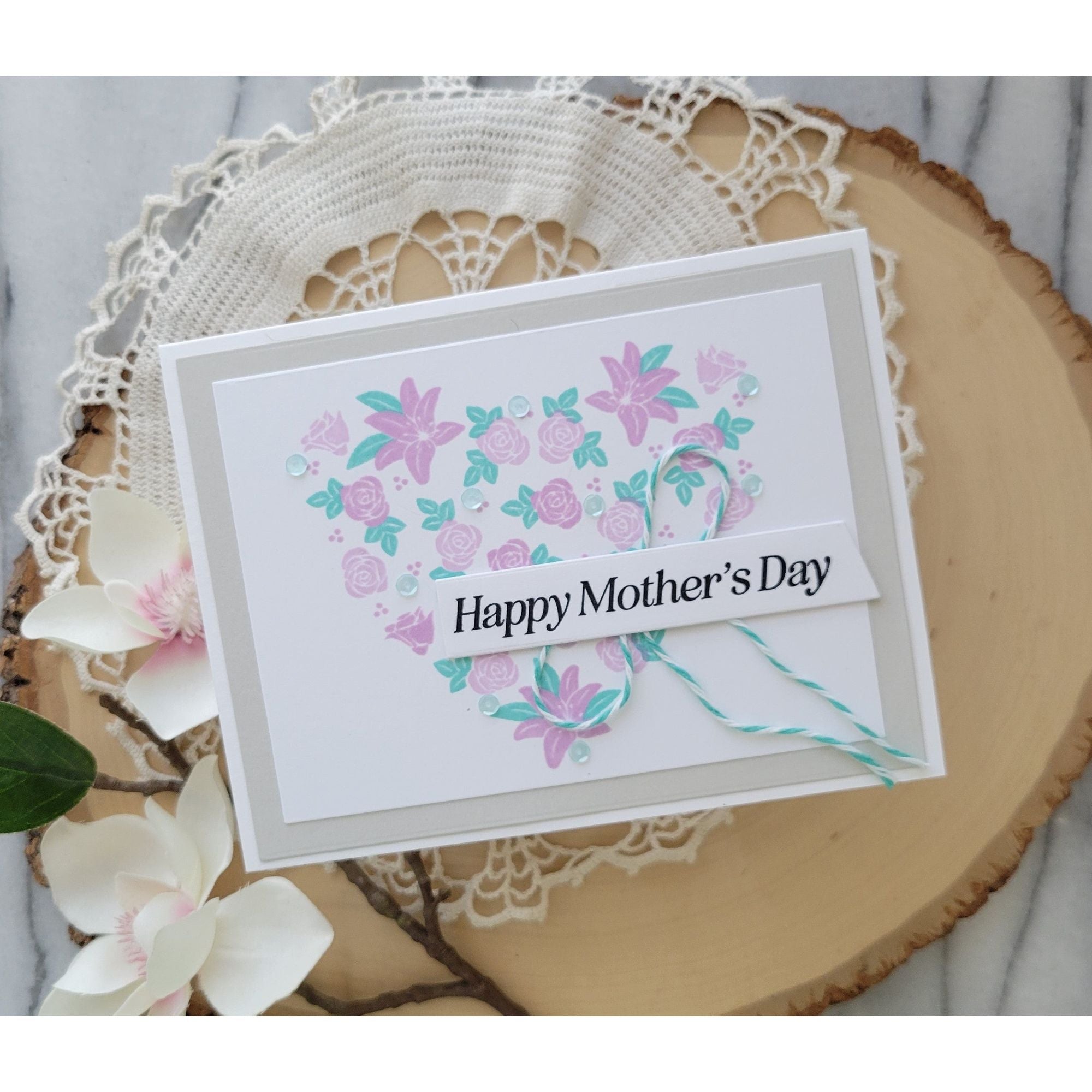 Simon Says Stamps and Dies Timeless Blossoms set971tb You Are My Favorite Mother's Day Card | color-code:ALT03