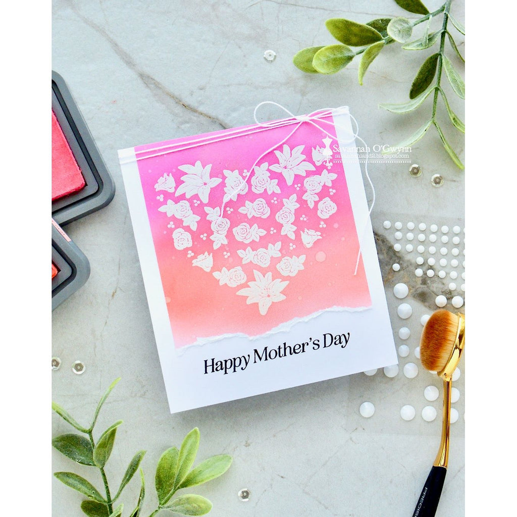Simon Says Stamps and Dies Timeless Blossoms set971tb You Are My Favorite Mother's Day Card