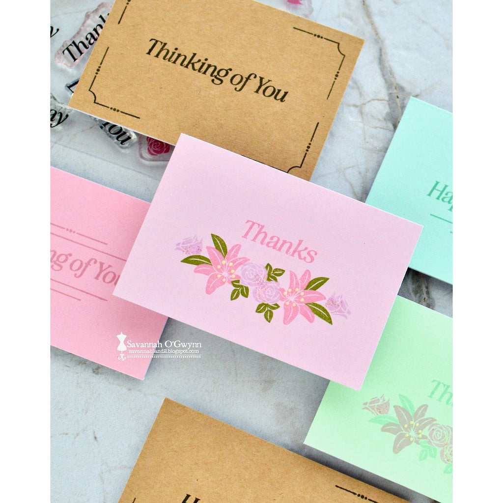 Simon Says Stamps and Dies Timeless Blossoms set971tb You Are My Favorite Card Set