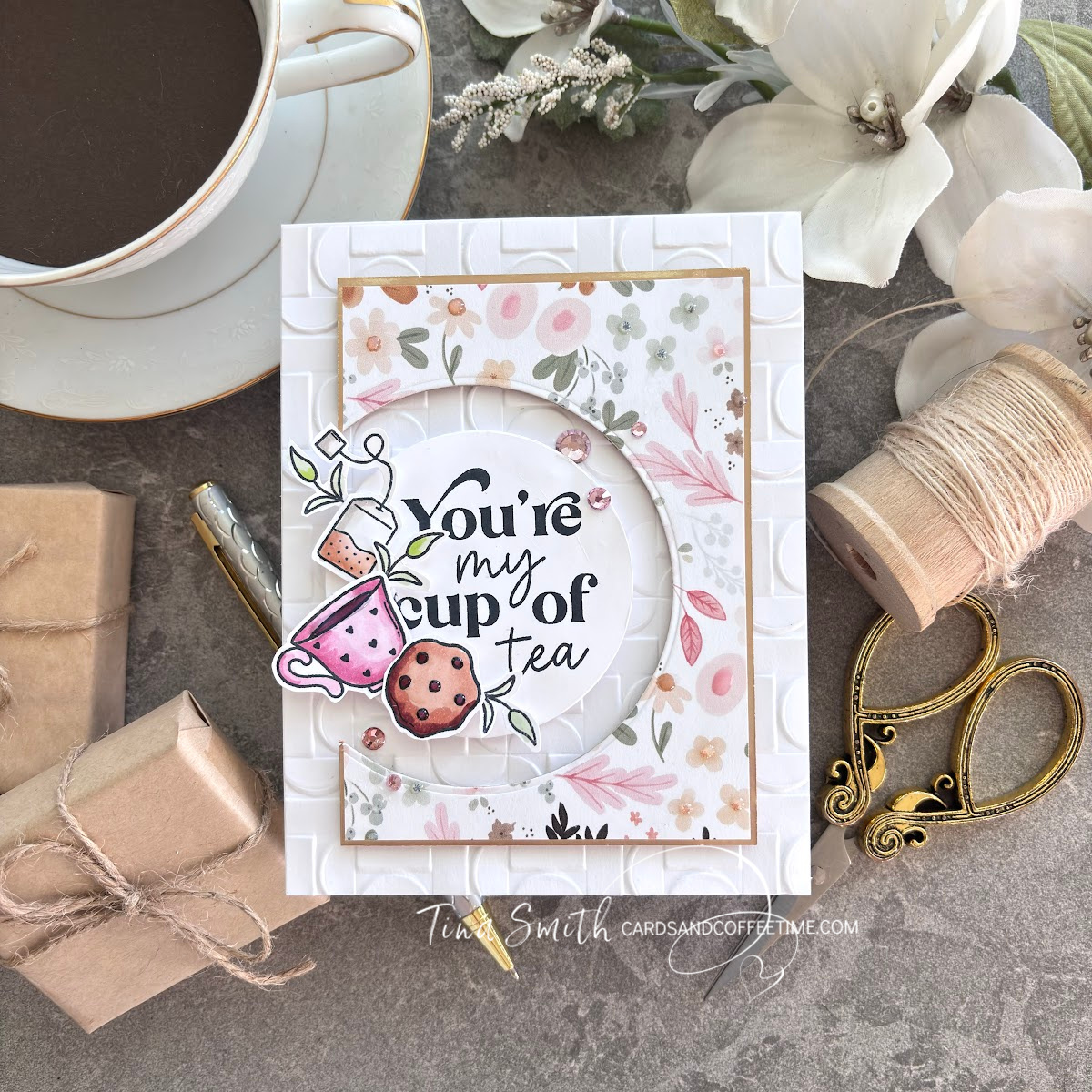 Simon Says Stamps and Dies Best-Teas set1020bt Friend Card | color-code:ALT15