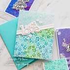 Simon Says Stamp Embossing Folder Tiny Flora sf540 Love Card | color-code:ALT01