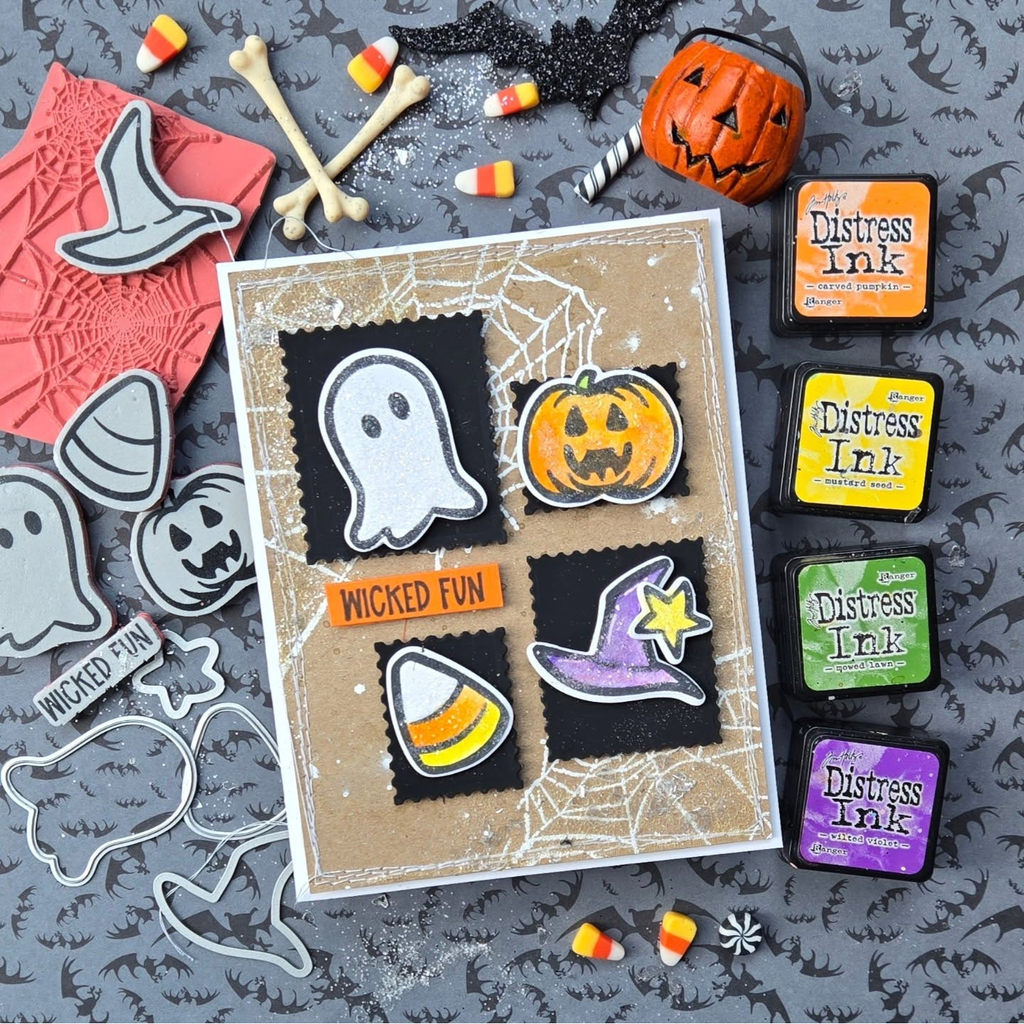 Simon Says Stamp Tiny Frights Wafer Dies 468sss Halloween Card