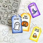 Tim Holtz Tiny Frights Stamps with Simon Says Stamp Dies Bundle settf25 Halloween Tags | color-code:ALT06