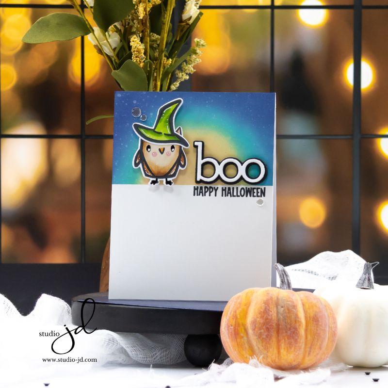 Tim Holtz Tiny Frights Stamps with Simon Says Stamp Dies Bundle settf25 Halloween Card | color-code:ALT01