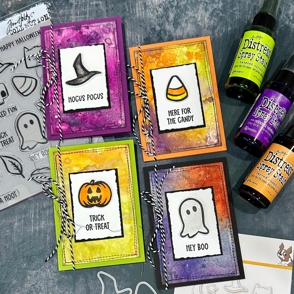 Simon Says Stamp Tiny Frights Wafer Dies 468sss Halloween Cards