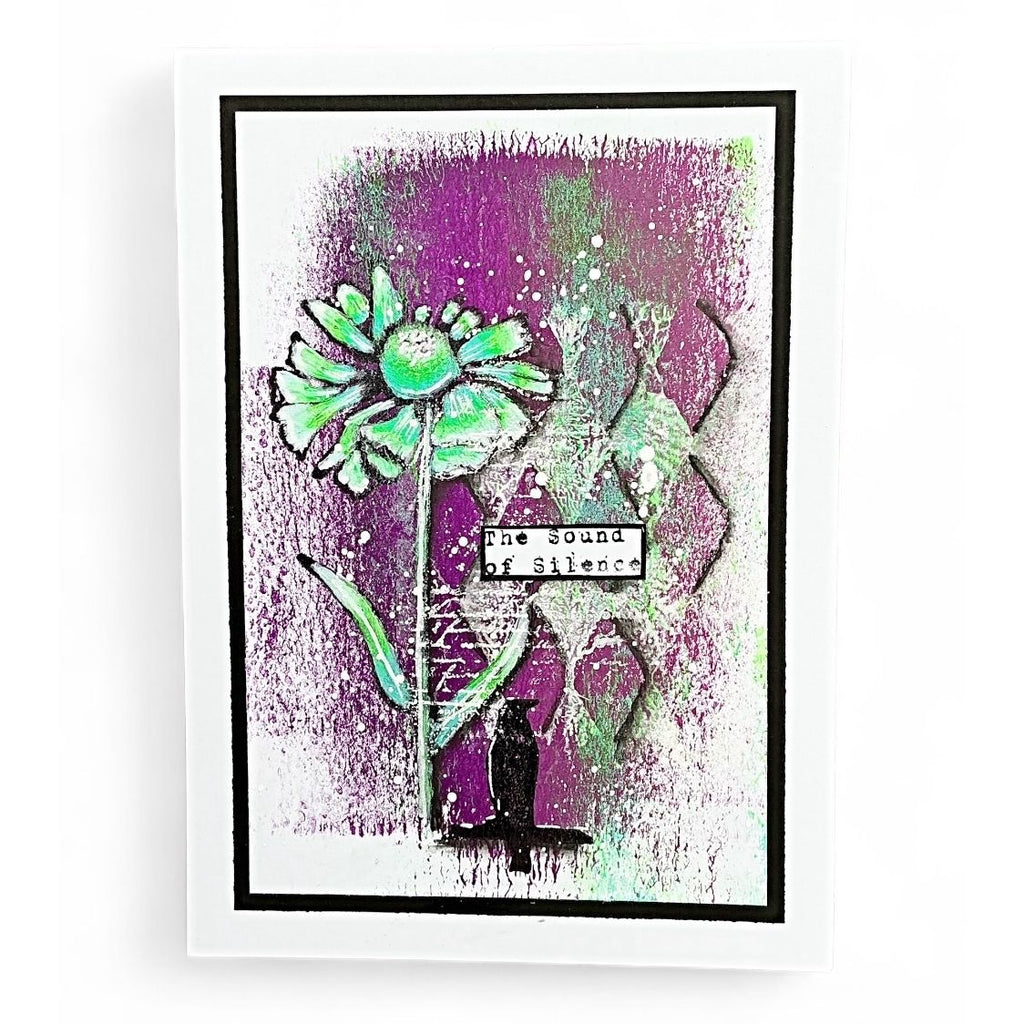Tracy Evans Boutique Designs Create Your Own Story A5 Clear Stamps te51 flower