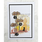 Tracy Evans Boutique Designs Flower Power A6 Clear Stamps te37 heartfelt wishes