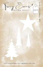 Tracy Evans Boutique Designs Tree and Star Cuts Dies di09