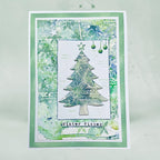 Tracy Evans Boutique Designs Tree and Star Cuts Dies di09 winter wishes christmas tree card