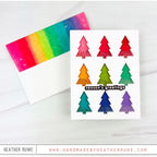 CZ Design Stamps and Dies Tree Plate Greetings Bundle set1104tp And Everything Nice Christmas Card