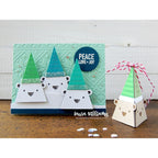 Simon Says Stamp Holiday Triangles Bundle set1109tb And Everything Nice Christmas Card and Tag