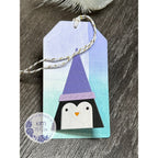 Simon Says Stamp Triangle Penguin Wafer Die s1057 And Everything Nice Christmas Tag 