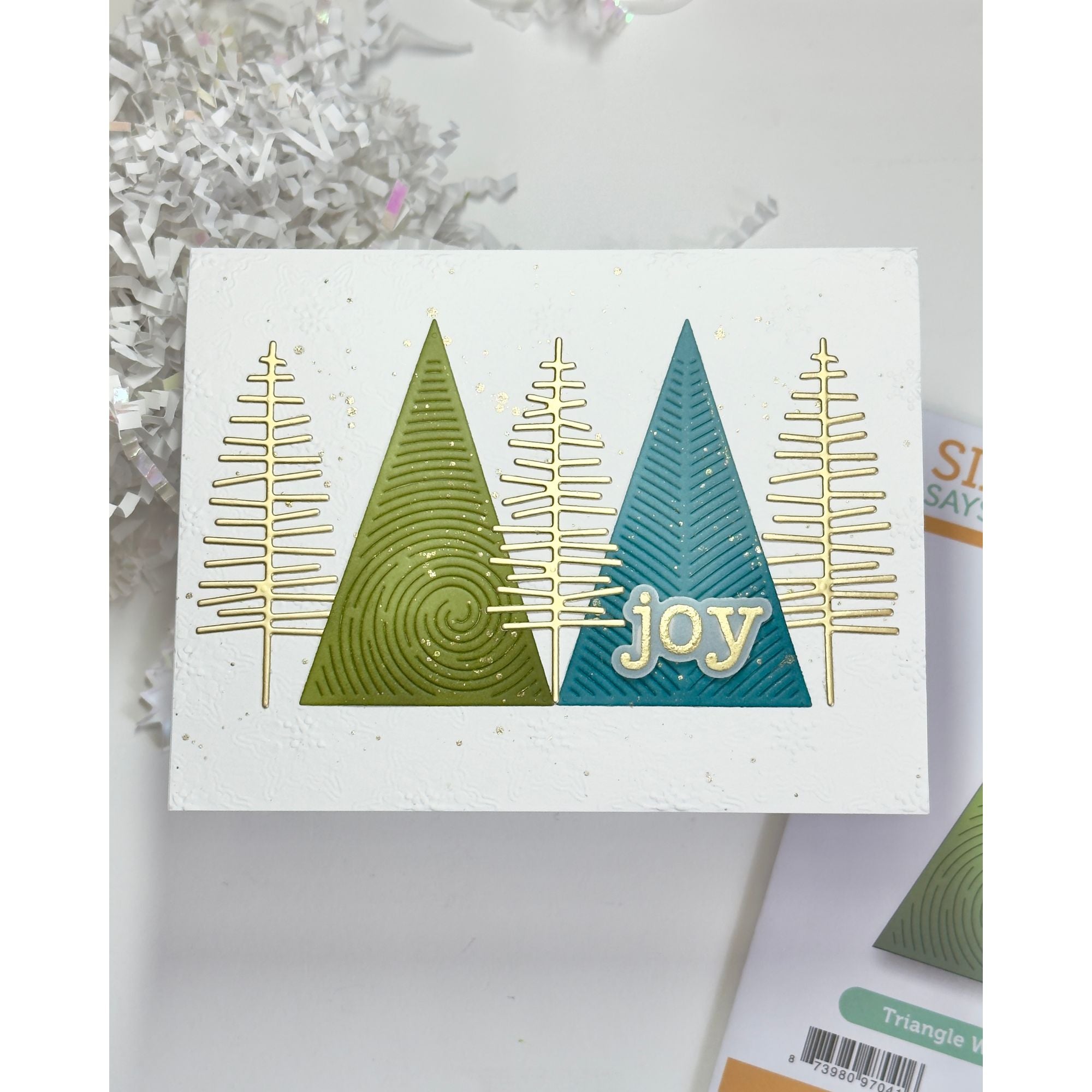Simon Says Stamp Holiday Triangles Bundle set1109tb And Everything Nice