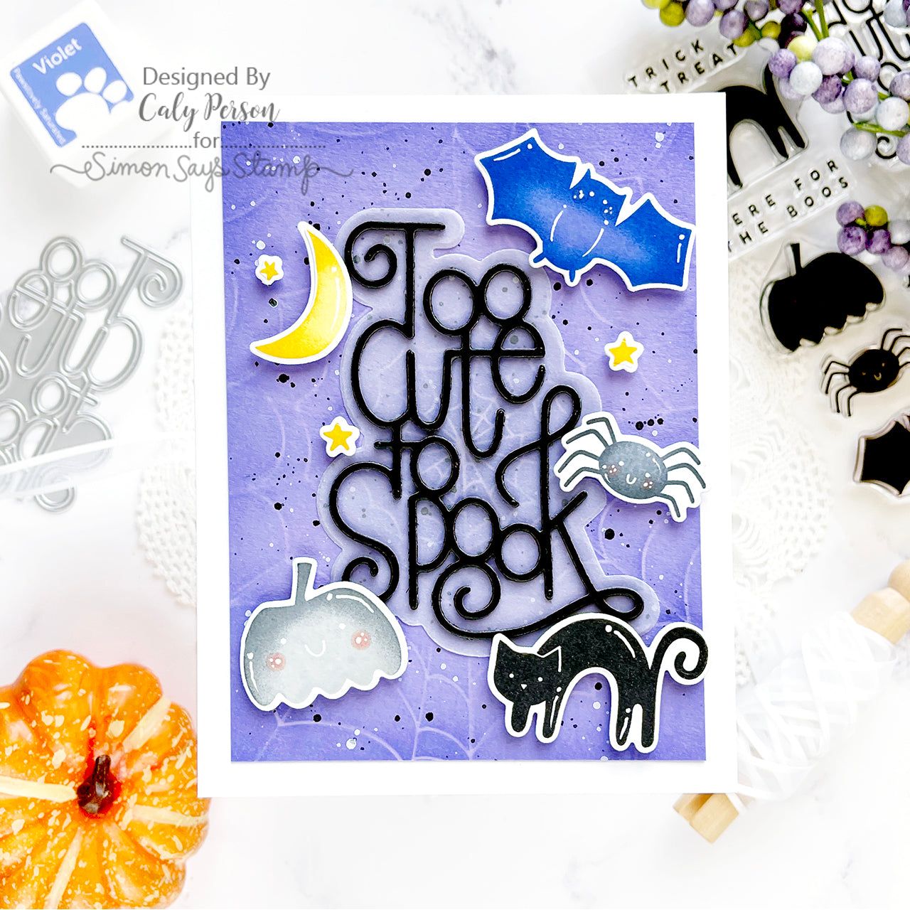 Simon Says Stamp Trick Or Treat Wafer Dies sssd112849c Stamptember Halloween Card | color-code:ALT02