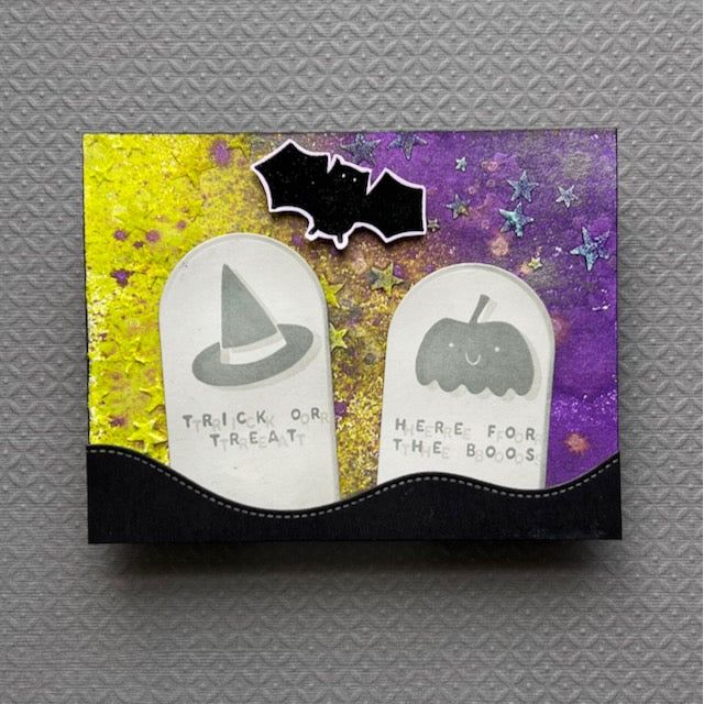 Simon Says Clear Stamps Trick Or Treat sss302715c Stamptember Halloween Card