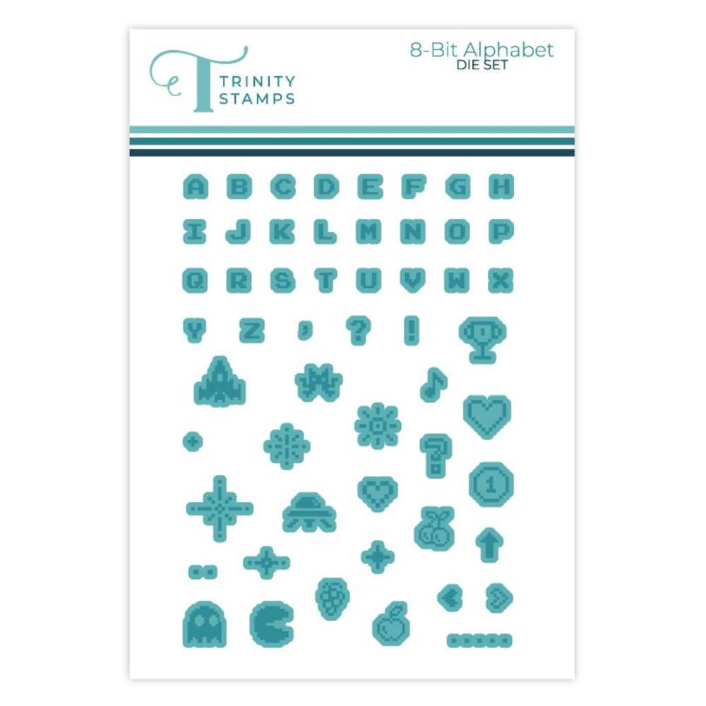 Trinity Stamps 8-Bit Alphabet Die Set 260404-tcd