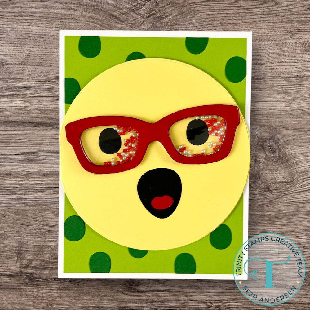 Trinity Stamps Basic Emoji Builder Die Set tmd-343 glasses