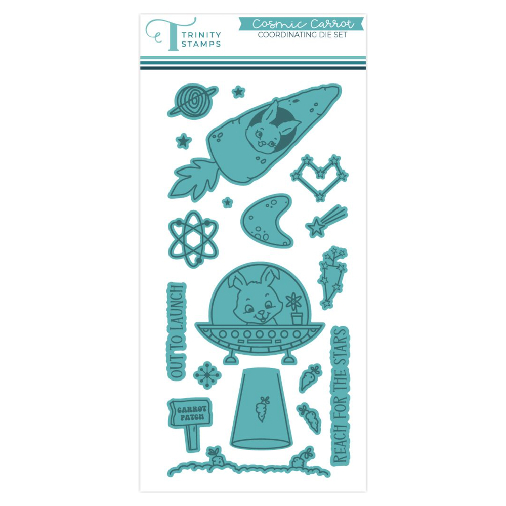 Trinity Stamps Cosmic Carrots Die Set tmd-c371