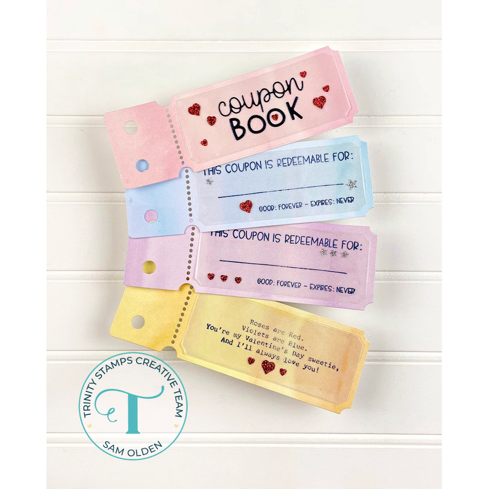 Trinity Stamps Coupon Book Builder Die Set 260105-tmd redeem