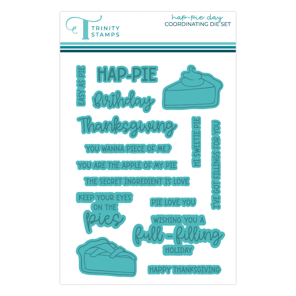 Trinity Stamps Hap-pie Day Die Set tmd-c345