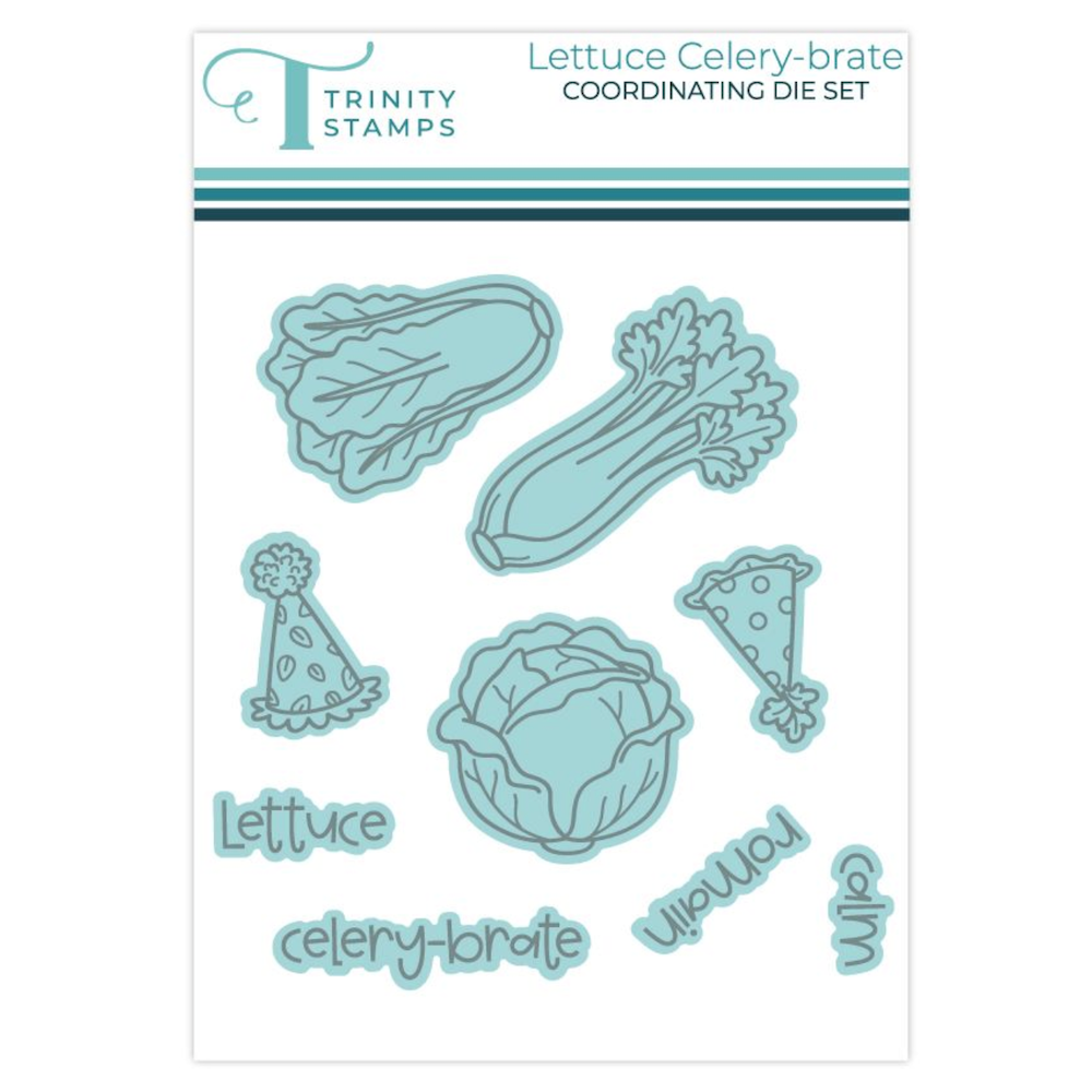 Trinity Stamps Lettuce Celery-brate Die Set 260629-tcd