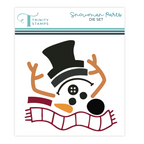 Trinity Stamps Snowman Parts Circle Card Add-On Die Set tmd-370