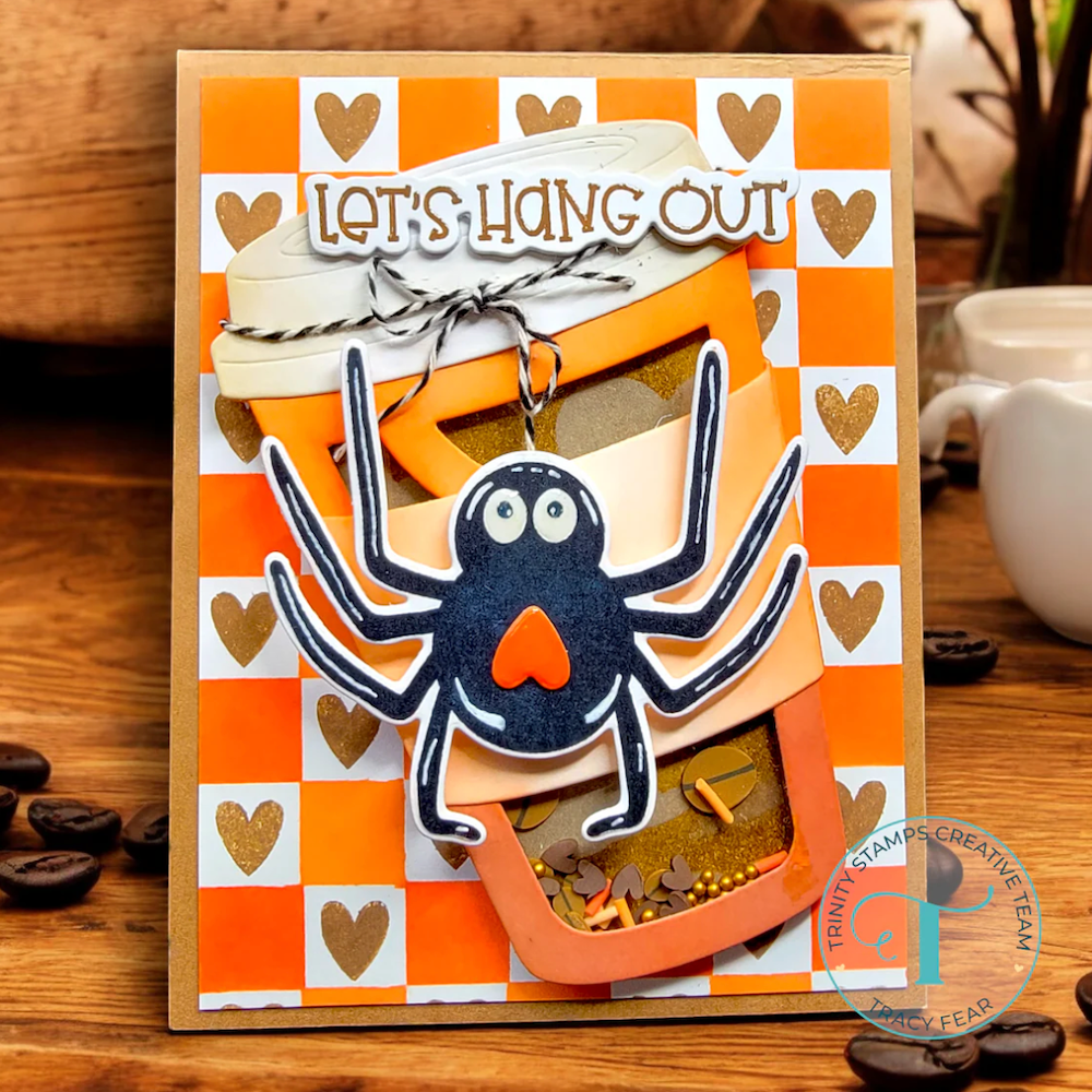 Trinity Stamps Web Designer Stamp and Die Bundle orange