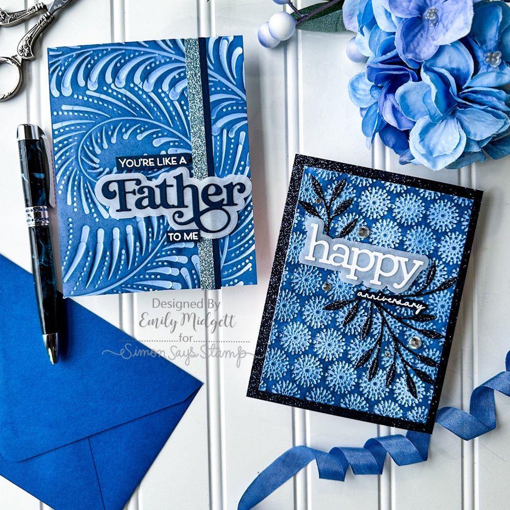 Simon Says Stamp Pawsitively Saturated Re-Inker Dusk ssr068 Celebrate Blue Cards | color-code:ALT01